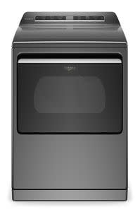 WED8127LC Whirlpool - 7.4 Cu. Ft. Smart Electric Dryer with Steam and Advanced Moisture Sensing - Chrome shadow