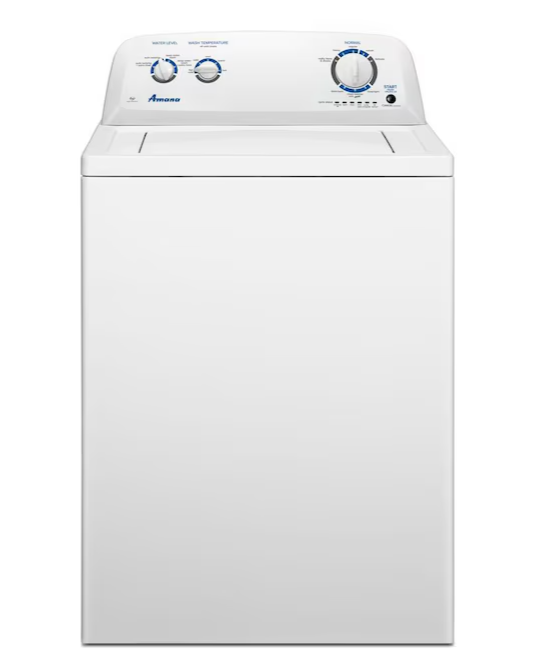 Used Amana NTW4516FW 3.5-cu ft Agitator Top-Load Washer (White)