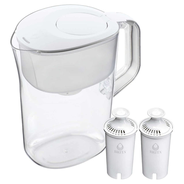 Brita Champlain Water Filter Pitcher, 10 Cup with 2 Filters