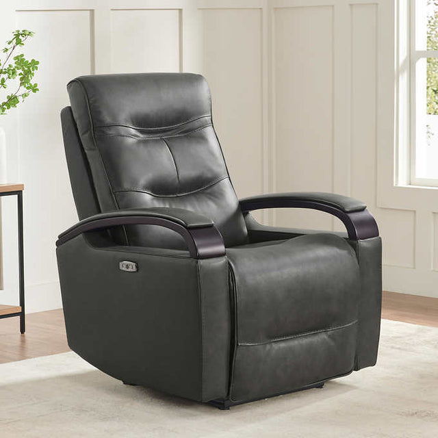 1653389 Canmore Leather Power Recliner with Power Headrest