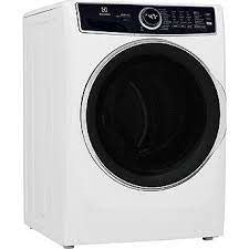 ELFW7637AW 27 in. W 4.5 cu. ft. Front Load Washer with SmartBoost, LuxCare Plus Wash System, Perfect Steam, ENERGY STAR in White