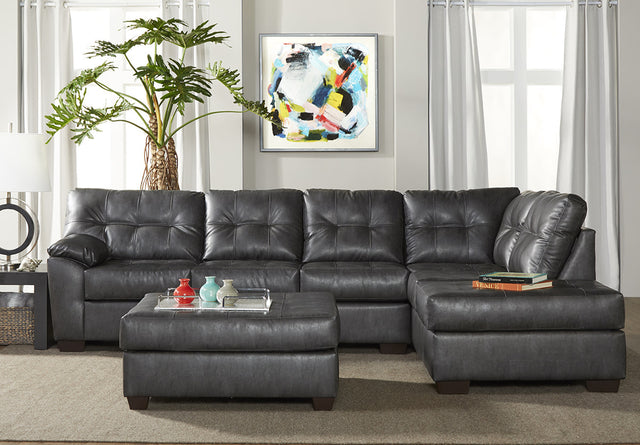 16900 Hughes Furniture SanMar Cinder 2-Piece Sectional