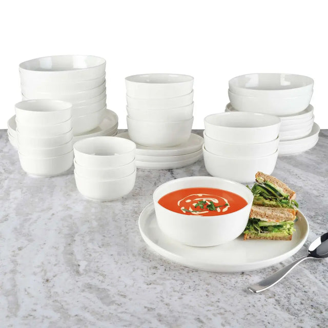 1759353 Mikasa Samantha 40-piece Bone China Dinnerware Set