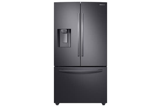 RF23R6201SG 23 cu. ft. 3-Door French Door Refrigerator in Black Stainless Steel with CoolSelect Pantry, Counter Depth