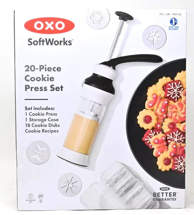 OXO Softworks 20 Piece Cookie Press Set