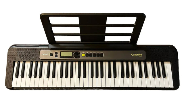 Casio Casiotone 61-Key Lighted Keyboard With Sustain Pedal, Protective Case Bundle