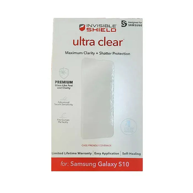 Original ZAGG Ultra Clear Screen Protector for Samsung Galaxy S10