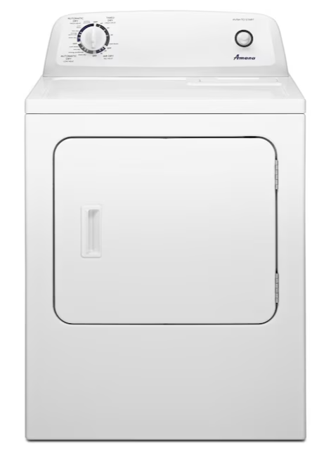 Used Amana NED4655EW 6.5-cu ft Vented Electric Dryer (White)