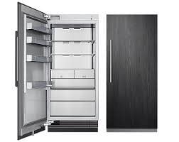 DRZ36980LAP 36 Inch Panel Ready Freezer Column with 21.4 Cu. Ft Capacity, Push-to-Open™ Door Assist, SteelCool™ Interior, Dual Ice Makers, Power Freeze, Tempered Spill-Proof Shelving, IQ Remote Diagnostics™ and ENERGY STAR®: Left Hinge