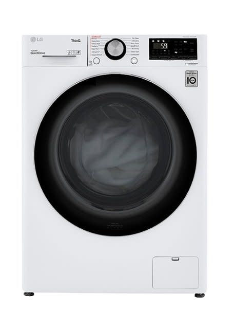 WM3555HWA LG 2.4-cu ft Capacity White Ventless All-in-One Washer/Dryer Combo ENERGY STAR