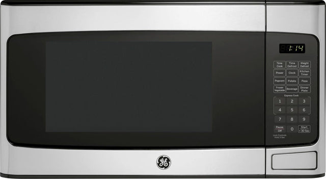 JESP113SP1SS GE - 1.1 Cu. Ft. Mid-Size Microwave with Included Pasta/Veggie Cooker - Stainless Steel