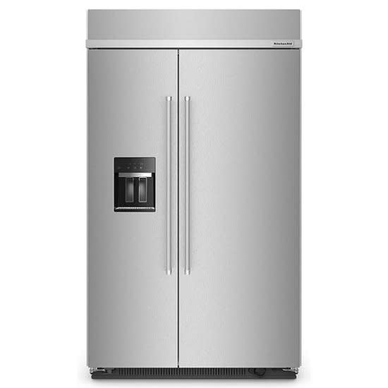 KBSD708MPS00 /  29.4 cu. ft. - Built-In, Side by Side Refrigerator in Stainless Steel with PrintShield Finish