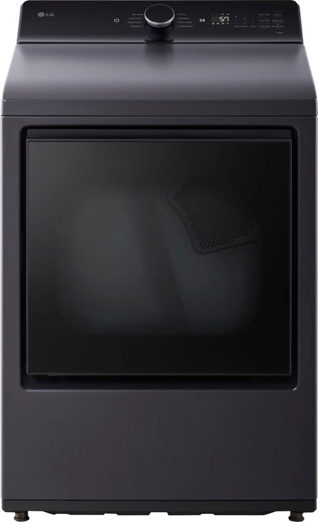 DLE8400BE - LG 7.3 Cu. Ft. Smart Electric Dryer with EasyLoad Door in Matte Black