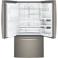 PFE28KMKES - GE Profile 27.8 cu. ft. French Door Refrigerator with Hands-Free Autofill in Slate, Fingerpint Resistant