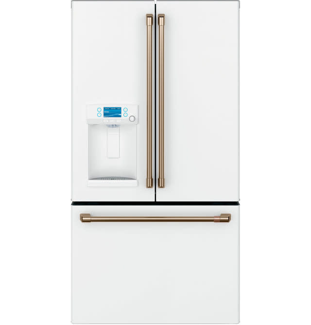 CYE22TP4MW2 Café™ ENERGY STAR® 22.1 Cu. Ft. Smart Counter-Depth French-Door Refrigerator with Hot Water Dispenser