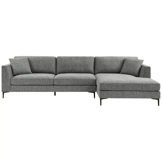 Thomasville 2 Piece Grey Sectional Sofa