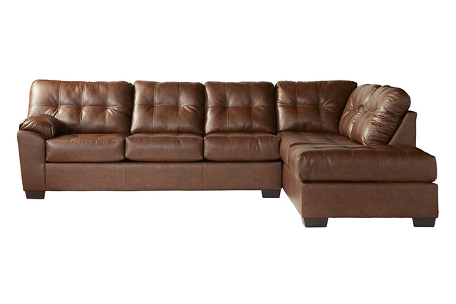 16900 Hughes Furniture SanMar Hazelnut  2-Piece Sectional