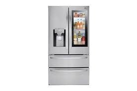 DENT  CK 28 cu. ft. 4-Door Smart Refrigerator with InstaView Door-in-Door in Stainless Steel