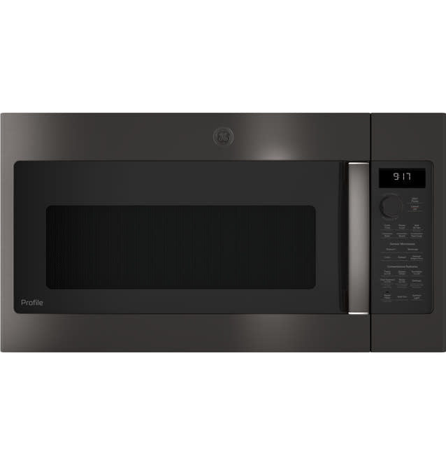 PVM9179BLTS GE Profile 1.7 cu. ft. Over the Range Convection Microwave in Black Stainless Steel, Fingerprint Resistant