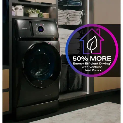 PFQ97HSPVDS GE Profile™ 4.8 cu. ft. Capacity UltraFast Combo with Ventless Heat Pump Technology Washer/Dryer