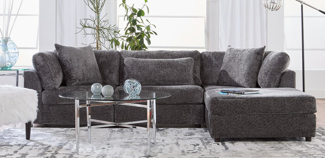 19100-01 | Gabby Storm - Hughes Furniture 4 Piece Modular Shape Sectional