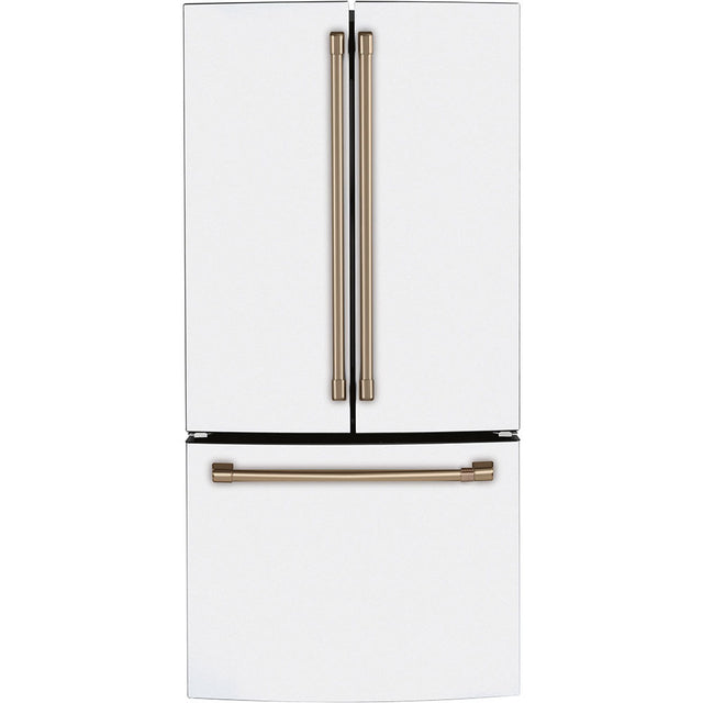 CWE19SP4NW2 18.6 cu. ft. French Door Refrigerator in Matte White, Fingerprint Resistant, Counter Depth and ENERGY STAR