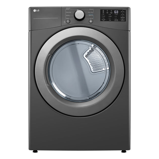 DLE3470M 7.4 cu. ft. Vented Stackable Electric Dryer in Middle Black with Sensor Dry Technology