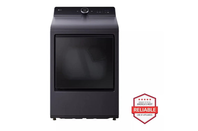 DLEX8600BE 7.3 cu. ft. Vented SMART Electric Dryer in Matte Black with EasyLoad Door, TurboSteam and Sensor Dry Technology