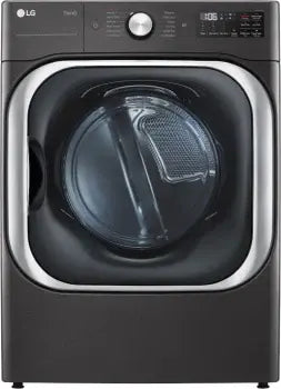 DLEX8900B 9.0 cu. ft. Vented SMART Stackable Electric Dryer in Black Steel with TurboSteam and Sensor Dry Technology