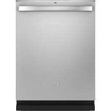 GDT665SSNSS 24 in. Stainless Steel Top Control Built-In Tall Tub Dishwasher 120-Volt with 3rd Rack, Steam Cleaning, and 46 dBA