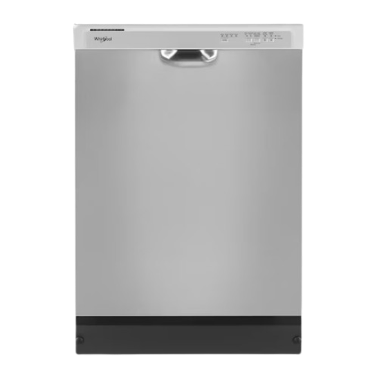 WDF341PAPM - Whirlpool 24-in Front Control Built-In Dishwasher (Stainless Steel) ENERGY STAR, 57-dBA Standard Sound Level