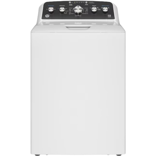 ETW485ASWWB GE Spanish Language Control Panel 4.5-cu ft High Efficiency Agitator Top-Load Washer (White)