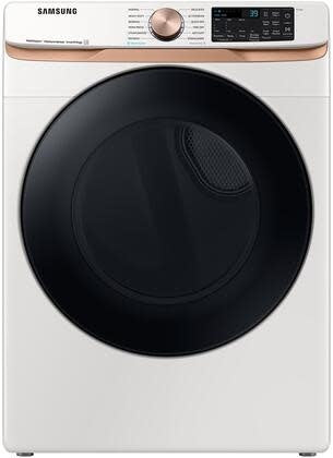 DVE50BG8300E  7.5 cu. ft. Smart Electric Dryer in Ivory White with Steam Sanitize+ and Sensor Dry