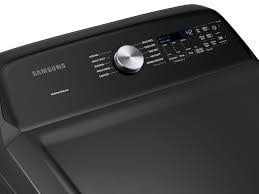 SAMSUNG -DVE50R5200V 7.4 cu. ft. Capacity Electric Dryer with Sensor Dry in Brushed Black