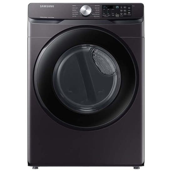 DVE51CG8000V 7.5 cu.ft. vented Smart Electric Dryer with Sensor Dry in Brushed Black