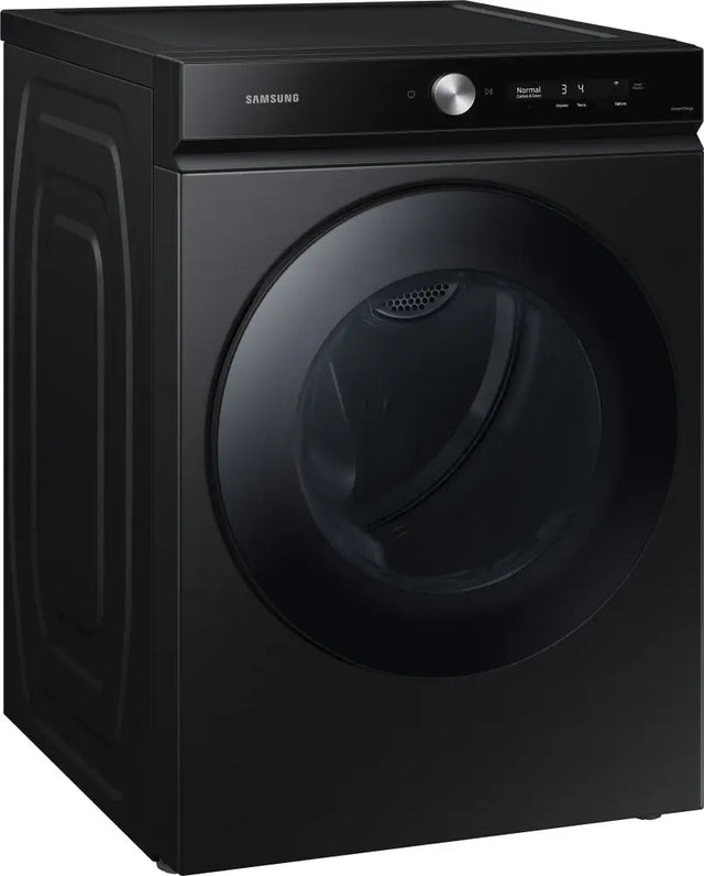 DVE53BB8700V Bespoke 7.6 cu. ft. Ultra-Capacity Vented Smart Electric Dryer in Brushed Black with Super Speed Dry and AI Smart Dial