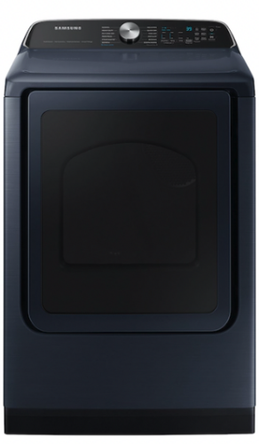 DVE54CG7150D 7.4 cu. ft. Smart Vented Electric Dryer with Pet Care Dry and Steam Sanitize+ in Brushed Navy Blue