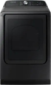 DVE55CG7100V 7.4 cu. ft. Vented Smart Front Load Electric Dryer with Steam Sanitize+ in Brushed Black