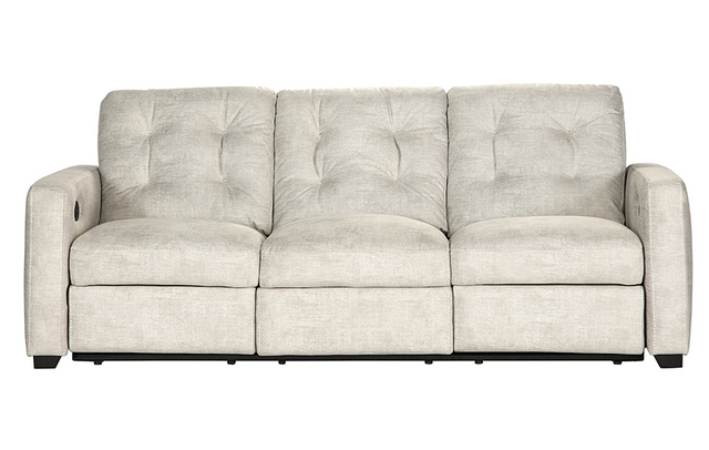 53019DRSSI01  - Hughes Furniture Dbl Double Reclining Sofa Supple Ivory