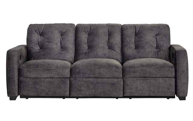 53019DRSSS01 - Hughes Furniture Dbl Double Reclining Sofa Supple Shadow