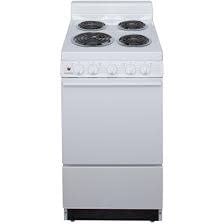 EAK10MOO-Holiday 20-in 4 Burners 2.4-cu ft Freestanding Electric Range (White)