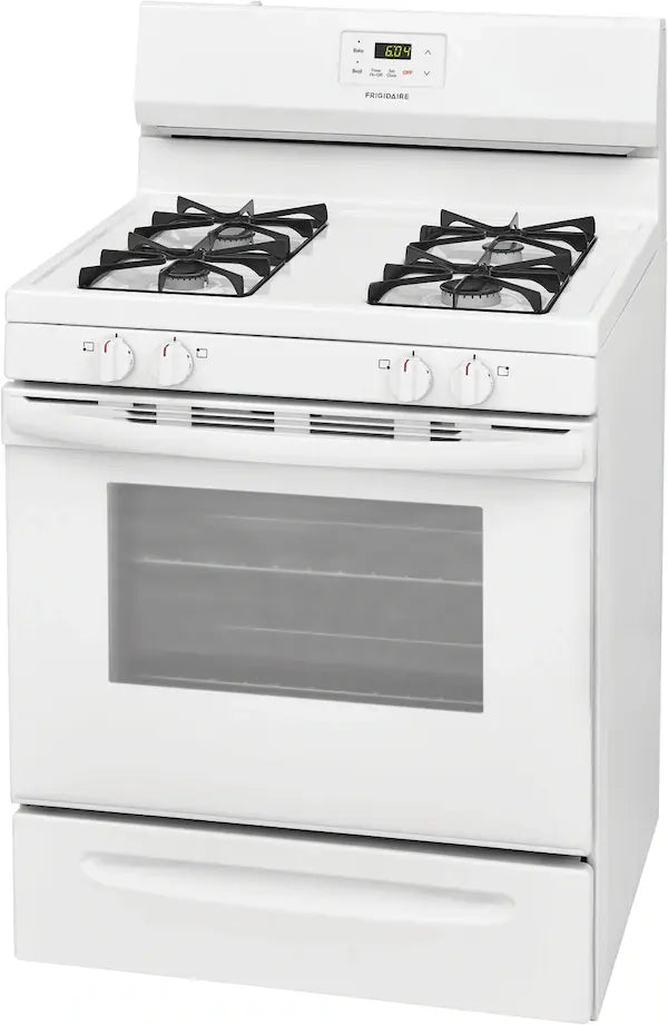 30 in. 5.0 cu. ft. Gas Range with Manual Clean in White