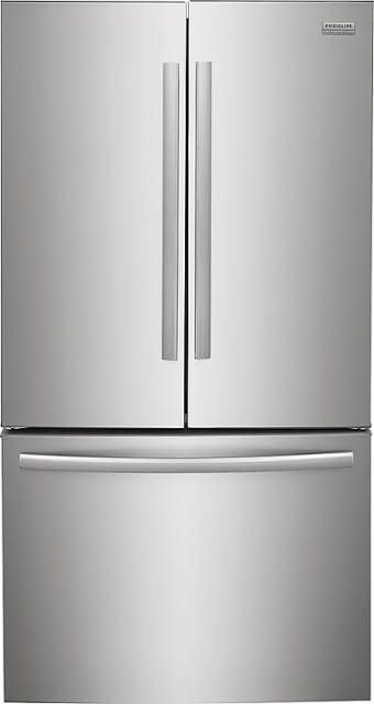 FRFG232LAF Frigidaire - 23.3 Cu. Ft. Counter-Depth French Door Refrigerator - Stainless steel