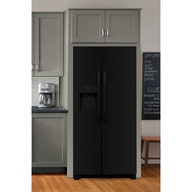 FRSS2323AB Frigidaire 22.3 Cu. Ft. 33'' Standard Depth Side by Side Refrigerator used 15 days store waranty