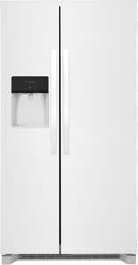 FRSS2623AW 36 in. 25.6 cu. ft. Side by Side Refrigerator in White, Standard Depth