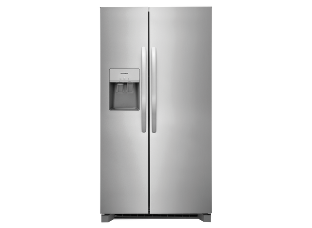 FRSS26L3AF Frigidaire  25.6-cu ft Side-by-Side Refrigerator with Ice Maker (Easycare Stainless Steel)