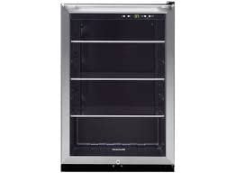 FRYB4623AS  Frigidaire 138 12 oz. Can Capacity Beverage Center Stainless Steel Freestanding Beverage Refrigerator with Glass Door