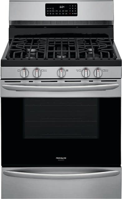 Frigidaire - Gallery 5.0 Cu. Ft. Freestanding Gas Range with Air Fry - Stainless steel