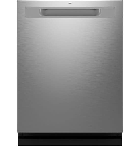 GDP670SYVFS-GE - Top Control Fingerprint Resistant Dishwasher with Stainless Steel Interior and Sanitize Cycle - Stainless Steel