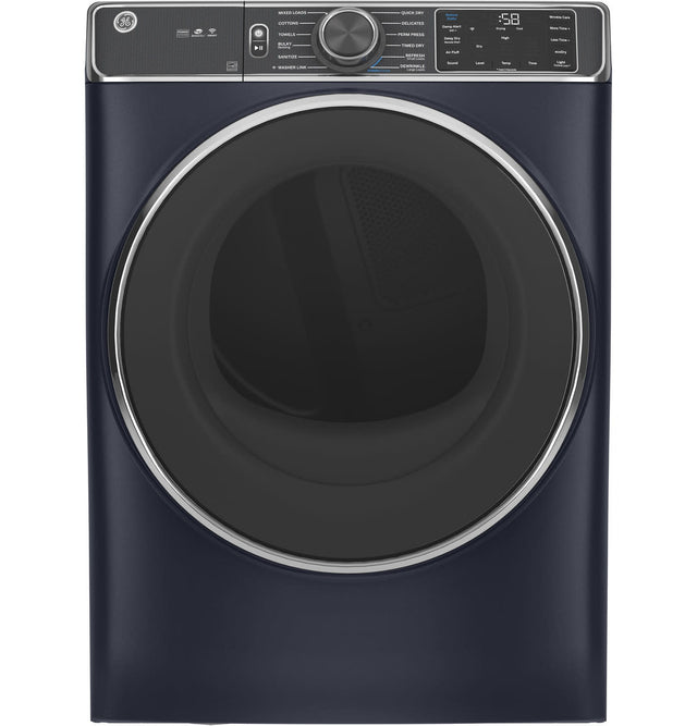 GFD55ESPNDG GE@7.8 cu. ft. Capacity Smart Front Load Electric Dryer with Steam and Sanitize Cycle